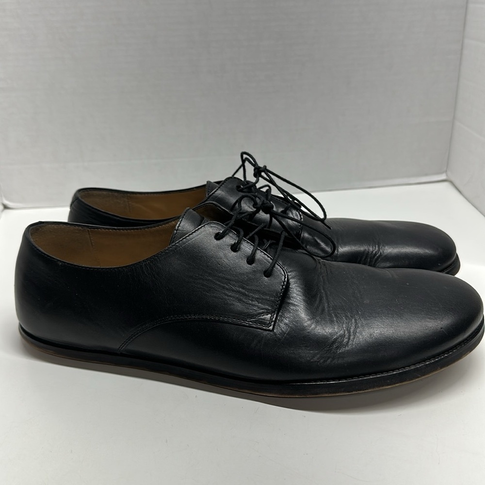 Vivo Barefoot Men's Black Leather Derby Shoes